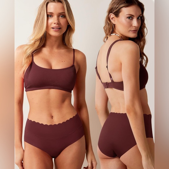 BrandNew 6Packs Women's Mid-High Waisted Briefs Underwear No Show Seamless/Large - Picture 5 of 10